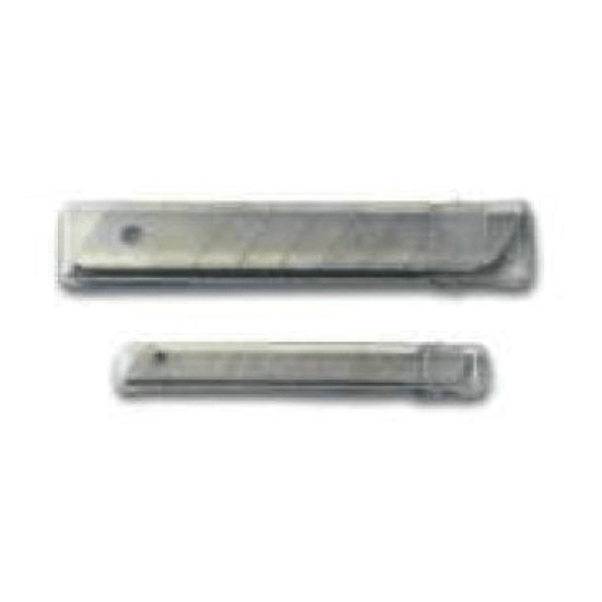 Ανταλλακτικά λεπίδας για μαχαίρι 18mm FIBRAN, πλαστική θήκη, set 10 τεμαχίων