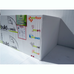 Διογκωμένη λευκή πολυστερίνη UNISOL ECOCELetics EPS 80 RF CE 1000X600X20mm